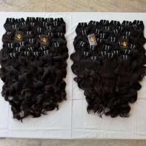Paquets de cheveux bouclés en vison non traités, vendeur en gros de cheveux humains indiens, cheveux vierges vietnamiens à cuticule alignée - Product Image 1