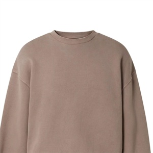 เสื้อสเวตเตอร์คอกลมสีดำสำหรับผู้ชายเสื้อกันหนาวแบบสวมหัวมีฮู้ดสำหรับฤดูหนาว - Product Image 5