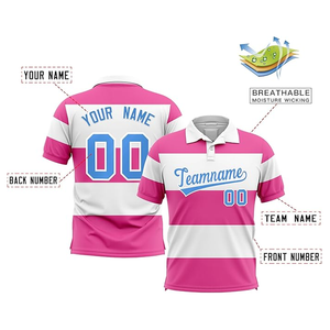 Polo de poliéster de alta calidad para hombre de moda Camiseta personalizada de manga corta para hombre Polo Estilo de verano con patrón sólido - Product Image 3