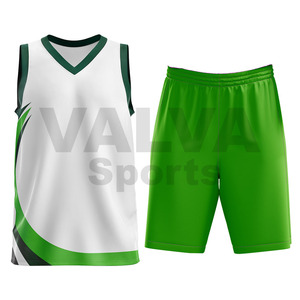 Uniformes de Baloncesto Personalizados para Hombre, Transpirables, Antibacterianos, de Secado Rápido, 100% Poliéster, Conjunto de Camiseta y Pantalones Cortos, Cumple con BSCI, Estampados - Product Image 1