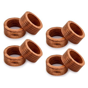 Meilleure qualité en acier inoxydable rond de serviette luxe fer fête mariage table à manger tous les jours réunions de famille ambiance style de vie - Product Image 6