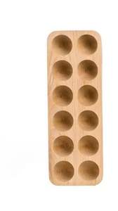 Étagères à œufs en bois écologiques modernes, empilables, pour comptoir, plateaux de rangement pour œufs, 18 pièces, qualité supérieure, organisateur d'œufs de poule, four - Product Image 5