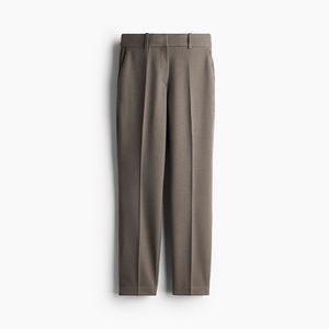 Señoras estilo coreano Formal Regular Fit cintura alta lona verano Pantalones transpirables elegante moda cómodo uso diario - Product Image 5