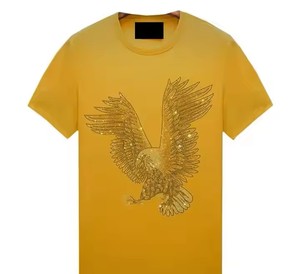 T-shirts imprimés personnalisés pour hommes 100% coton lourd 400gsm tricoté avec logo personnalisé disponible toutes les couleurs DTG T-shirt pour hommes - Product Image 1