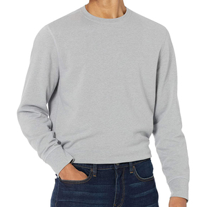 Sweats à capuche en coton pour hommes, mode d'automne en gros, grande taille, pulls molletonnés décontractés en polyester/coton d'hiver - Product Image 3