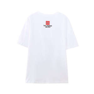 T-shirts pour femmes personnalisés de haute qualité, respirants, à col rond, design multicolore, 180gsm, broderie en coton - Product Image 2