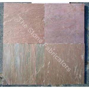 Vôi màu hồng <span class=keywords><strong>Slate</strong></span> gạch ngoài trời sàn nội thất thác nước tường Bảng điều khiển Veneer tấm Tường Bảng điều khiển mosaics chia bề mặt bền - Product Image 2