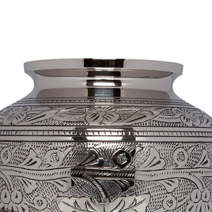 Export Quality Urns New Arrival Aluminium Funeral Cremation Urns Human <b>Ashes</b> Luxury Metal Cremation Urn for Sale 100% - Product Image 3