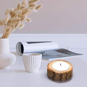 6 uds portavelas de luz de té portavelas de madera velas de Acción de Gracias para mesa boda FIESTA DE Navidad Halloween hogar - Product Image 3