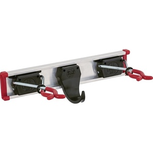 BRUNS Aluminum <b>Garden</b> Supplies Tool Holder with 300 mm Guide Rail 1 <b>Hook</b> and 2 Holders - Product Image 1