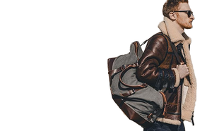 Customized Genuine <b>Leather</b> <b>Duffle</b> <b>Bags</b> with Private Label and Personalized Logo Best Material - Product Image 5