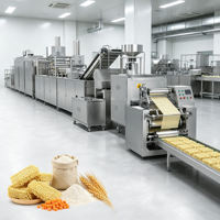 Ligne de production de nouilles instantanées frites à grande échelle, ligne de production continue de nouilles instantanées