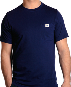 Camiseta en blanco Camisetas Venta al por mayor S Oem Logo Algodón liso Tamaño americano O Cuello Hombres Alta calidad 100 Impresión personalizada Seda azul - Product Image 2