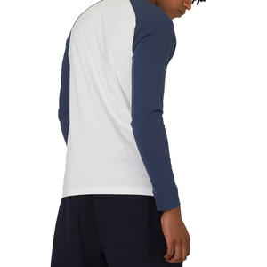 T-shirt d'été personnalisé pour homme, col rond, tissu tricoté formel, manches longues, streetwear, polyester-coton, surdimensionné, en solde - Product Image 2