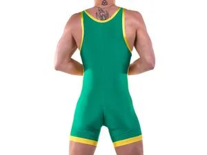 ชุดบอดี้สูทสำหรับผู้ชายเสื้อกล้ามมวยปล้ำ - Product Image 4