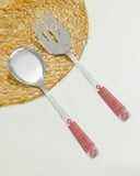 Serveurs à salade en acier inoxydable poli argenté pour ustensiles de cuisine Vaisselle Maison Hôtel et Restaurant Articles de cuisine de luxe - Product Image 6