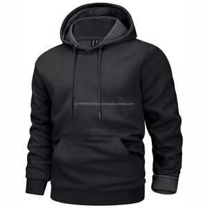 Sweat à capuche streetwear pour homme de haute qualité, sweat à capuche personnalisé avec impression en relief, molleton lourd 500GSM, pull en coton pour homme - Product Image 5