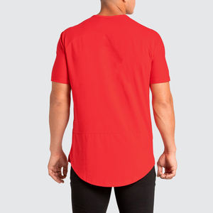 T-shirts surdimensionnés en coton pour hommes, coupe ample, tissu tricoté lourd, logo 3D personnalisé pour motif de sonnerie d'impression bouffante, vente en gros - Product Image 5