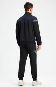 Chándal informal personalizado al por mayor para hombre, conjunto de dos piezas de estilo vintage, chándal con capucha de algodón y poliéster - Product Image 2