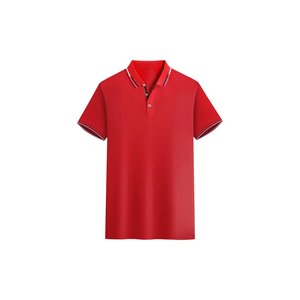 OEM Wholesale Casual Short Sleeve Turn <b>Down</b> Collar 100% Cotton Golf Men's Polo Shirt - Product Image 2
