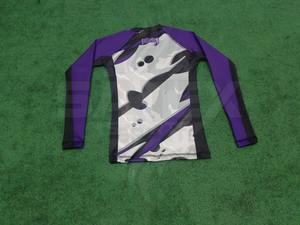 Rashguard de BJJ Personalizado con Tu Propio Logotipo, Impresión por Transferencia de Calor, Transpirable, Antibacteriano, UPF50+, Secado Rápido, para Hombre, MMA, Grappling - Product Image 6