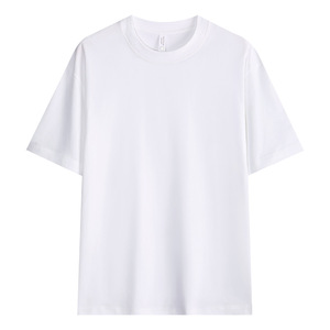 High Quality 230 Gsm 100% Cotton Manufacturer Sublimation Custom Logo Embroidery <b>White</b> <b>T</b>-<b>shirt</b> for men - Product Image 2