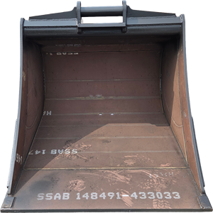 Cucharón de excavadora de máxima resistencia con placa de desgaste Hardox para trabajos de nivelación y acabado de precisión - Product Image 1