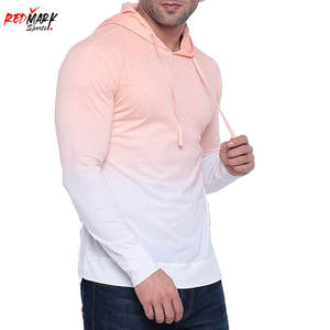 2024 Precio de buena calidad Tela de algodón liso Sudaderas con capucha para hombres Impresión en relieve de gran tamaño Transpirable y cómodo - Product Image 3