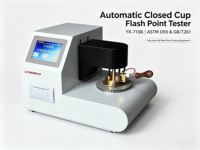 Testeur automatique de point d'éclair à coupelle fermée Pensky-Martens YX-710B, analyseur de produits pétroliers ASTM D93 GB/T261, équipement de laboratoire 5 pouces