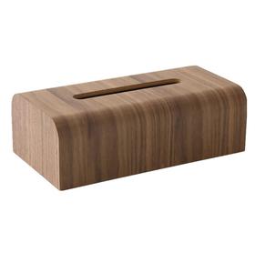 Cubierta de caja de pañuelos de estilo minimalista, cubierta de caja de pañuelos faciales de madera para cocina, baño, dormitorio, estantes, sala de estar, mesa de oficina - Product Image 1