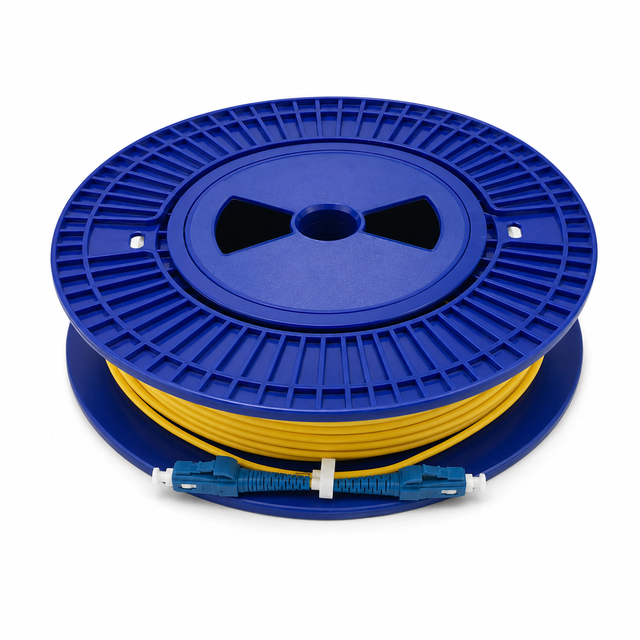 Field Tactical Fiber Cable Reel Pre-Terminated LC SC ST FC Ruggedized Portable Fiber Optic Cable 50m-2000m