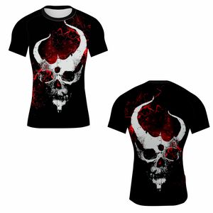 Rashguard unisexe anti-UV de qualité supérieure, en spandex et polyester, avec logo personnalisé imprimé par sublimation, respirant et à séchage rapide pour BJJ - Product Image 3