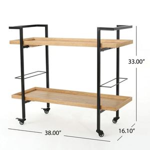 Opular-carrito de servicio de vino para Bar, carrito de servicio de comida para el hogar, hotel y restaurante - Product Image 4