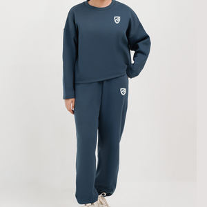 Unisex 2-Piece Eco-Friendly Printed <b>Oversized</b> Winter Tracksuits Solid Jogger <b>Cargo</b> <b>Pants</b> Elastic Hoodie Sweatpants Plus Size - Product Image 1