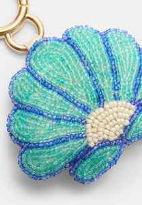 Llavero Vibrante Clásico y Duradero Hecho a Mano con Hilo y Cuentas de Semillas, Diseño Personalizado - Product Image 6