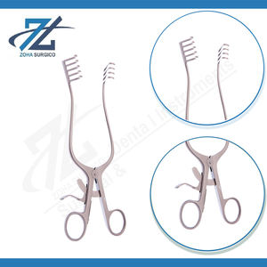 Retractor Travers, Retenedor Interno Autoajustable, 210 mm de Largo, 4 x 5 Dientes, 95 mm de Apertura Completa, Reutilizable, Juego de Instrumentos con Certificación CE - Product Image 3
