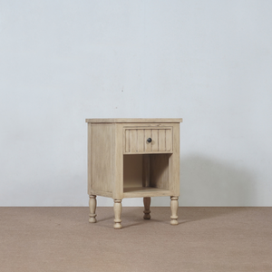 High Quality Alphine Wooden <b>Bedside</b> Cabinet <b>Cream</b> Color Modern Style for Children and Kids Bedroom Living Room - Product Image 2