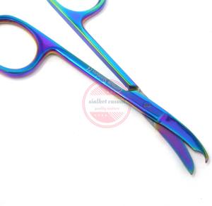 Tijeras de puntada de sutura de acero inoxidable curvadas - Product Image 4