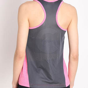 Camiseta sin mangas para mujer de último estilo, superventas, algodón, poliéster, gimnasio, ropa deportiva, estilo informal transpirable - Product Image 2