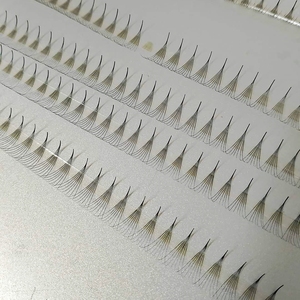 Extensions de cils en soie Volume 7D de haute qualité 8-15mm de longueur ventilateurs asiatiques faits à la main plateau d'emballage de qualité directement fabricant - Product Image 6