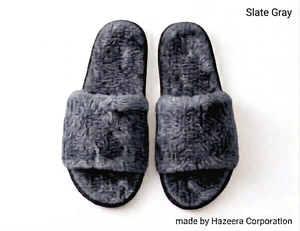 Pantuflas de Invierno Personalizadas de Lujo, Bordadas, Acogedoras, de Piel Sintética, para Hombre - Product Image 1