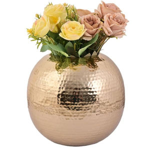Handmade Exclusive Quality Metal Iron Flower <b>Vase</b> <b>Vintage</b> Design Silver Tabletop <b>Vase</b> Home Hotel for Weddings Use - Product Image 6