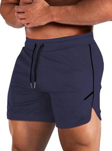 Short de gymnastique élégant à séchage rapide pour hommes Logo personnalisé Leggings de compression d'entraînement Poche Couleur unie Service sportif écologique OEM - Product Image 2