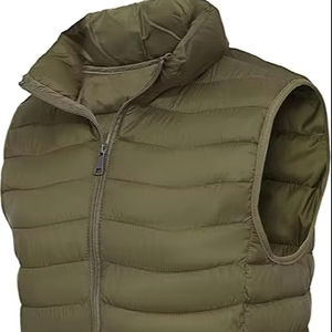 Venta Directa de Fábrica, Chaleco Acolchado Personalizado de Alta Calidad, Transpirable, con Cierre Completo, para Hombre, Ropa de Abrigo Informal de Invierno - Product Image 3