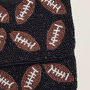 กระเป๋าลูกปัดสำหรับสุภาพสตรีกระเป๋าสะพายไหล่ประดับลูกปัดกระเป๋าแฟชั่นจากงานฝีมือสุดหรูผู้ผลิตอินเดีย - Product Image 1