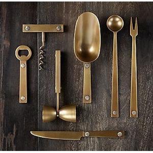 Ensemble d'outils de bar en acier inoxydable, kit complet de pratique pour barman, pour l'amélioration des compétences en cocktails, routine de bar à domicile, quotidien - Product Image 5