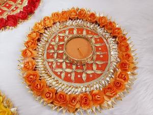 Metal <b>Tea</b> <b>Light</b> Can Candle Holder <b>Christmas</b> Diwali Decoration Indian Handcrafted Candle Holder, Floral Candle Holder - Product Image 4