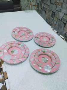 Sous-verre de luxe artisanal en nacre, carré, diamètre 300 mm, pour la maison, l'hôtel, le restaurant, qualité d'exportation, design classique - Product Image 5