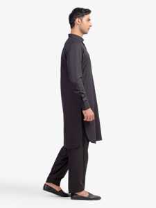 Salwar Kameez Classique pour Hommes Pakistanais, Vêtement Ethnique Traditionnel pour Mariage, Eid, Jumma, Tenue Quotidienne Décontractée, Usage Formel - Product Image 5