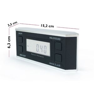 AEK-Tech K155.001 Rapporteur d'angle numérique lumineux avec fixation magnétique, outil de mesure normale/ Relative - Product Image 3